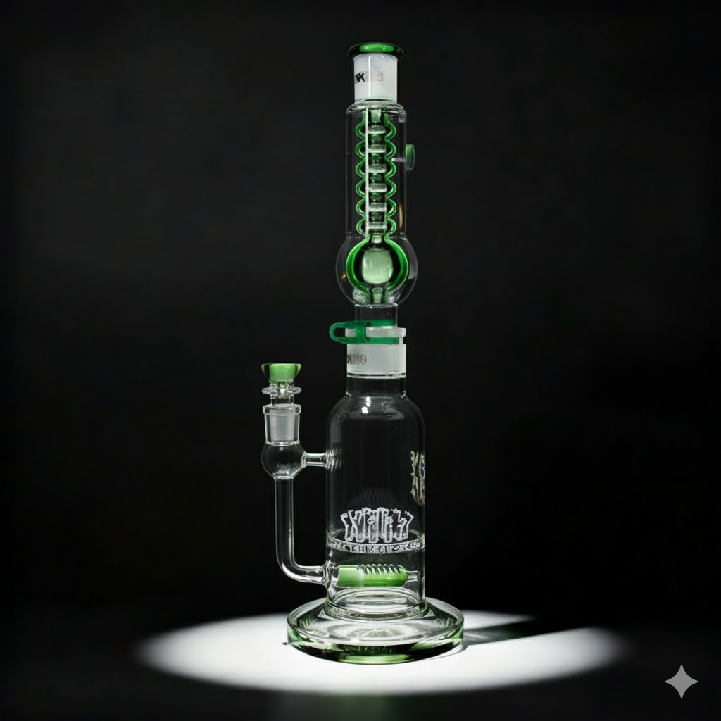 dual perc glycerin bong