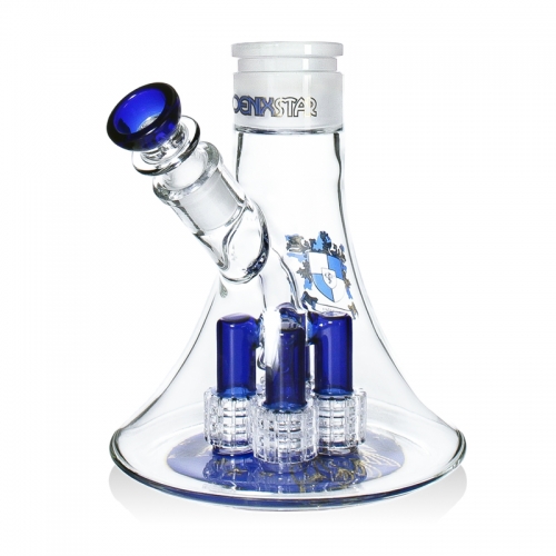 Modular Bong Beaker Base with 4 Showerhead Perc Modular Bong Beaker Base with 4 Showerhead Perc