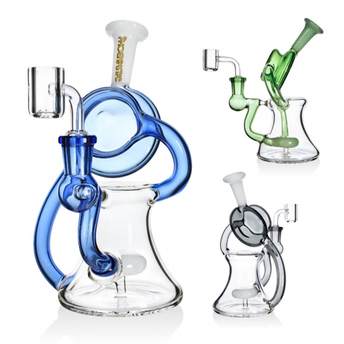 7.5" Dual-arm Recycler Rig with Showerhead Perc 7.5" Dual-arm Recycler Rig with Showerhead Perc