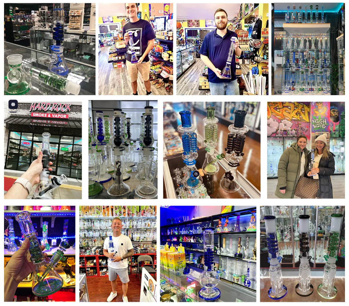 Phoenix Star products displayed in smoke shops and retail stores