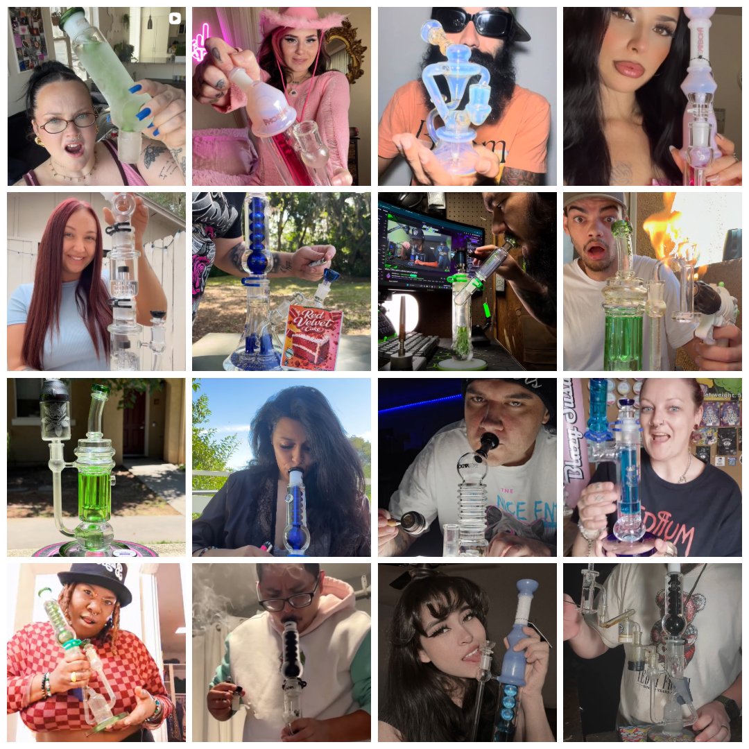 collage of worldwide customers using phoenix star glass