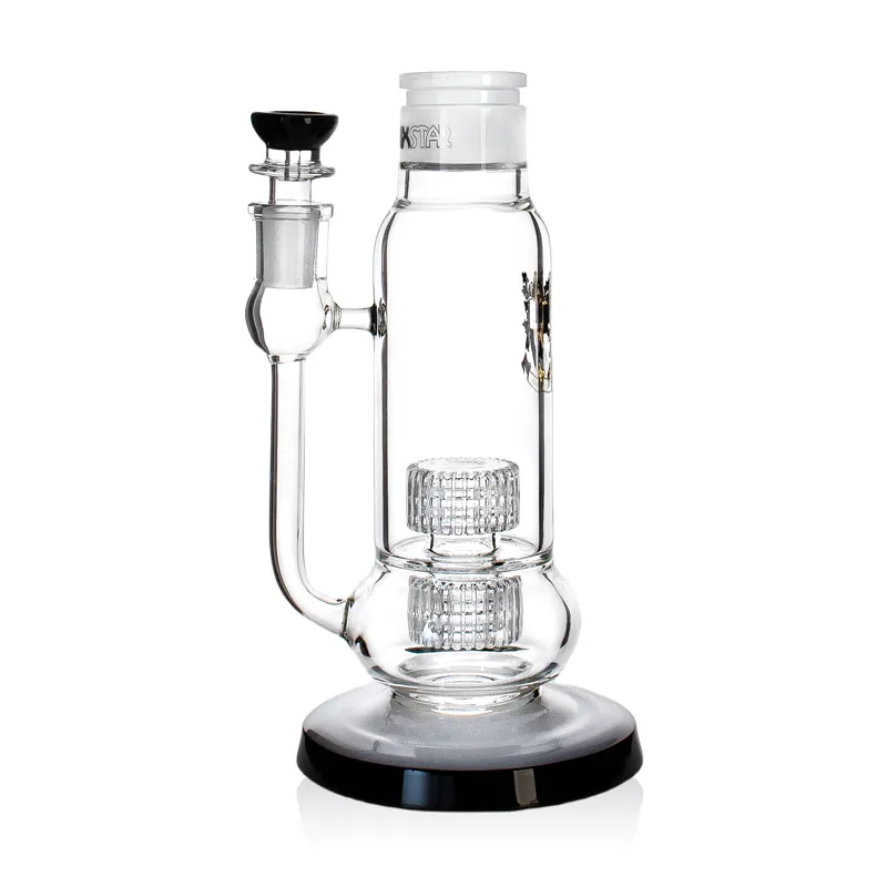 Modular Bong Base Part with Dual Matrix Perc
