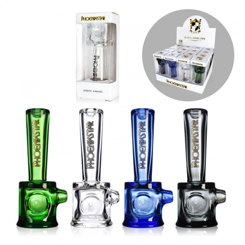 4.3" Thick Glass Hand Pipe 4.3" Thick Glass Hand Pipe