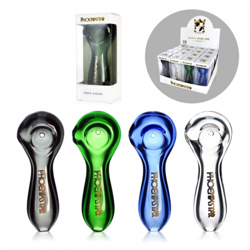 4" Thick Glass Spoon Pipe 4" Thick Glass Spoon Pipe