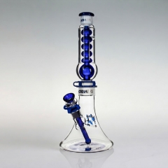 13-Inch Freezable Glycerin Glass Beaker Bong with Modular Parts 13-Inch Freezable Glycerin Glass Beaker Bong with Modular Parts