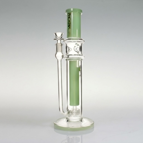 14" Straight Tube Bong with Matrix Perc & Ice Catcher