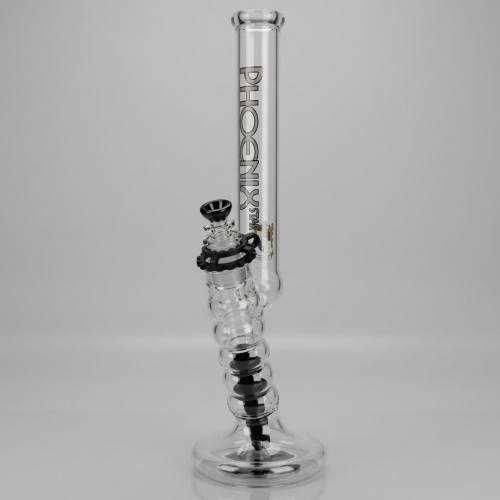 18 Inches Straight Tube Bong with 5 Arms Perc Downstem