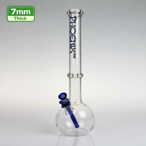 18" 7mm Thick Glass Bong with Ice Catcher