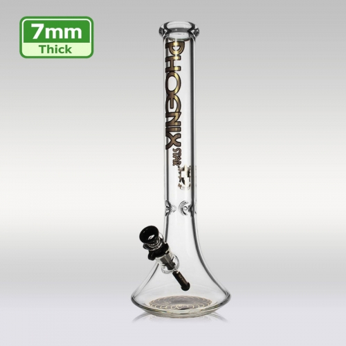 7mm Thick Glass Beaker Bong with Ice Catcher
