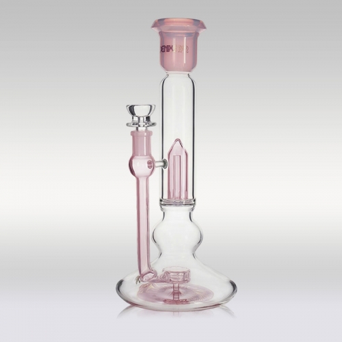 11" Showerhead Perc Bong with Splash Guard