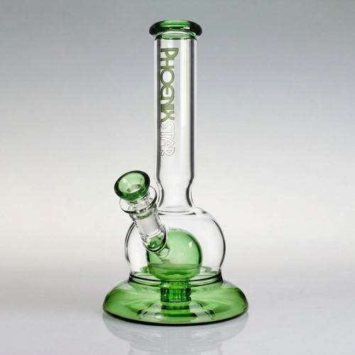 10-inch Glass Beaker Bong with Matrix Perc