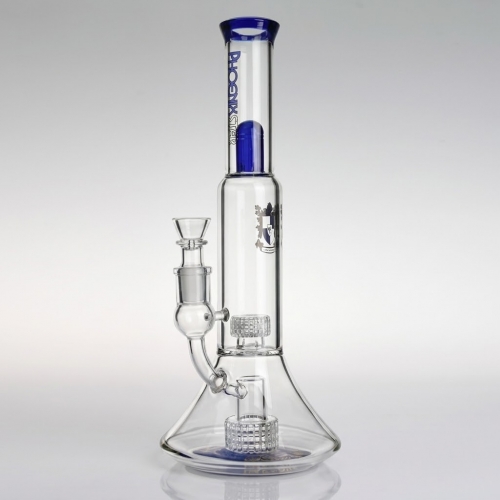 13.5" Double Matrix Perc Beaker Bong