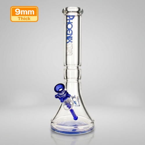 14-inch 9MM Thick Glass Beaker Bong