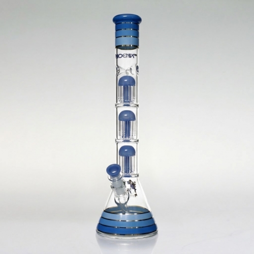 Phoenix Star 18 Inches Percolator Bong with Triple 8 Arms Percs