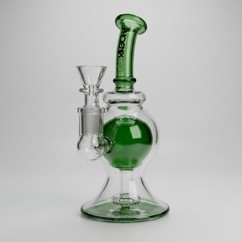 7" Glass Bubbler Pipe with Showerhead Perc