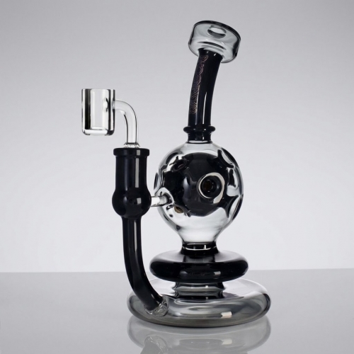 8" Mini Dab Rig Swiss Perc Ball Shape