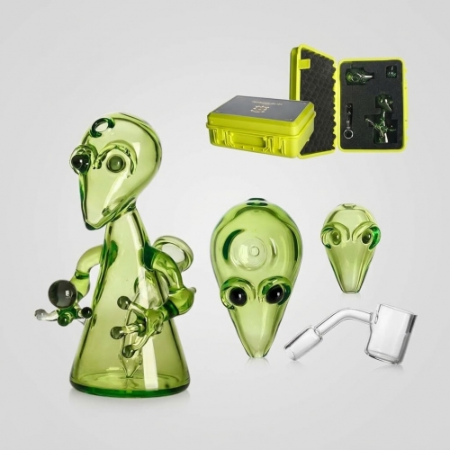Alien Theme Dab Rig Travel Kit for Beginners