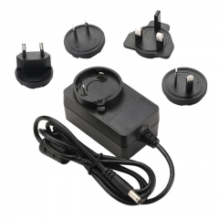 9V 1.0A interchageable Plug Power Adapter