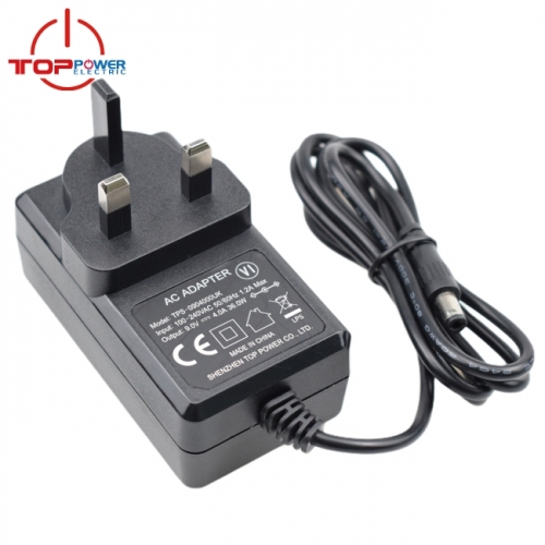 EU plug 9V 3A AC Adapter