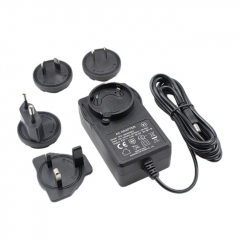 Interchangeable plug 9V 4A Power Supply