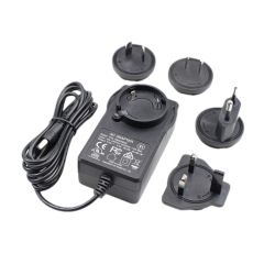 Interchangeable plug 9V 4A Power Supply