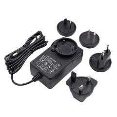 Interchangeable plug 12V 3A AC Adapter