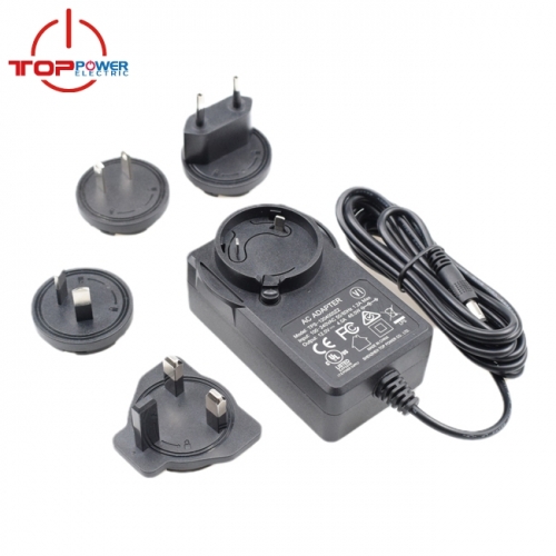 Interchange plug 15V 2A Power Adapter