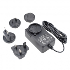 Interchangeable plug 15V 2A AC Adapter