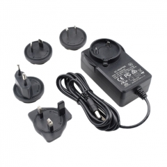 Interchangeable plug 15V 2A AC Adapter