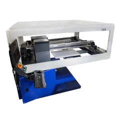 Digital printing section suitable for oval screen printing machine