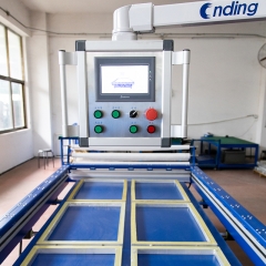 Automatic precision silk screen printing mesh stretching machine