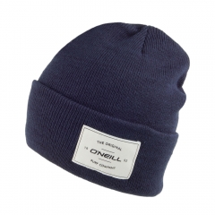 Woven Patch Cuff Beanies