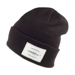 Woven Patch Cuff Beanies