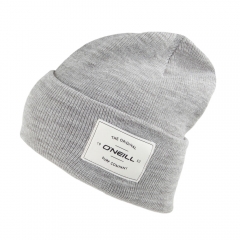 Woven Patch Cuff Beanies