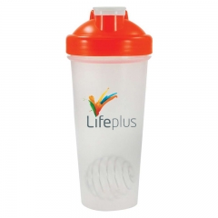 BPA free Plastic Shaker Bottle with Mixer