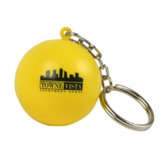 Foam Stress Ball Keychain