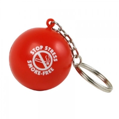 Foam Stress Ball Keychain