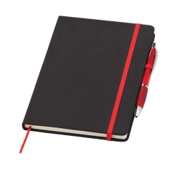 Friendly Notebook With Curvy Pens