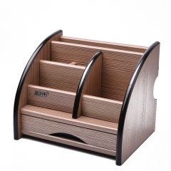 Wooden Desk Organizers Stationary Holders