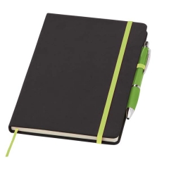 Friendly Notebook With Curvy Pens