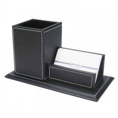 Leather Card Holder Desk Organizers