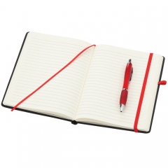 Friendly Notebook With Curvy Pens