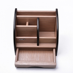 Wooden Desk Organizers Stationary Holders