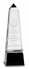 Crystal Tower Award Trophy