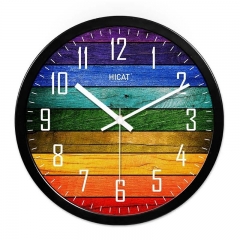 Full Imprint Plastic Wall Clocks