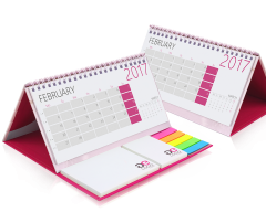 Desk Monthly Calendar with notepad