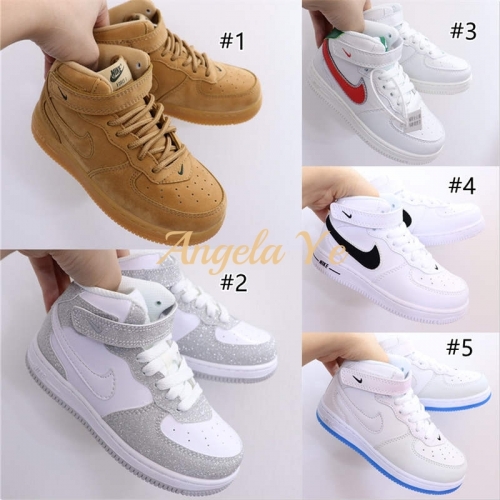 1 Pair fashion kids sport shoes size:9C-3Y Free Shipping Air force #12217
