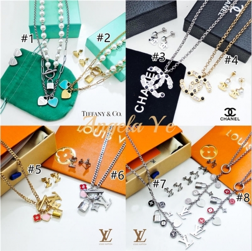 Wholesale fashion necklace & earring #18066