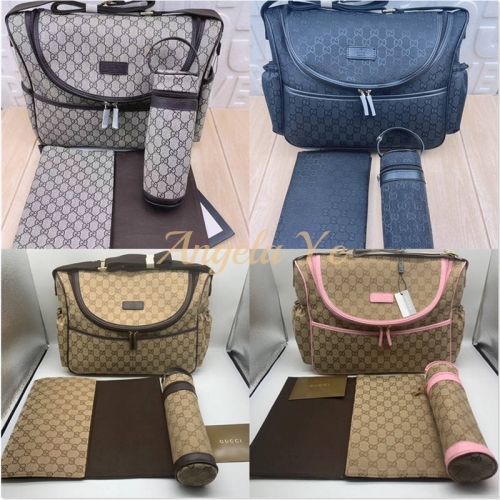 1 set Top Quality mommy bag set size:42*28*14cm free shipping GUI #2085