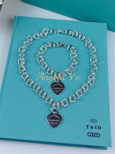 Wholesale Fashion Necklace and Bracelet set with box TIY #13827